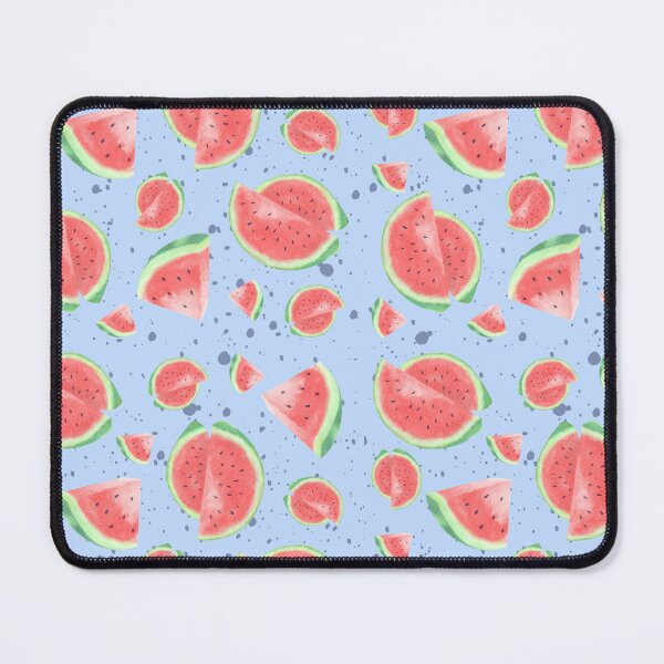 Item preview, Watermelon Pattern Light Blue Background Summer Print designed and sold by ApricityPhrases.