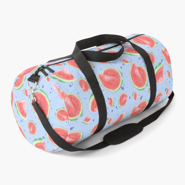 Item preview, Watermelon Pattern Light Blue Background Summer Print designed and sold by ApricityPhrases.