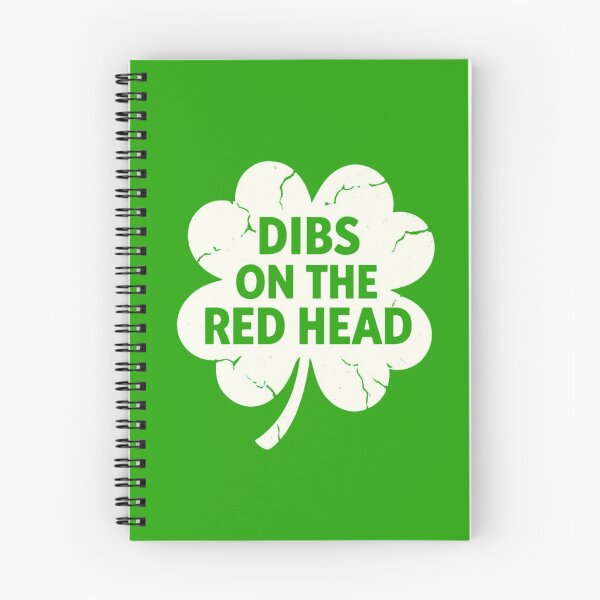 Item preview, Funny Irish St Patricks Day Shamrock Dibs On The Redhead T-Shirt designed and sold by Fluffbit™ .