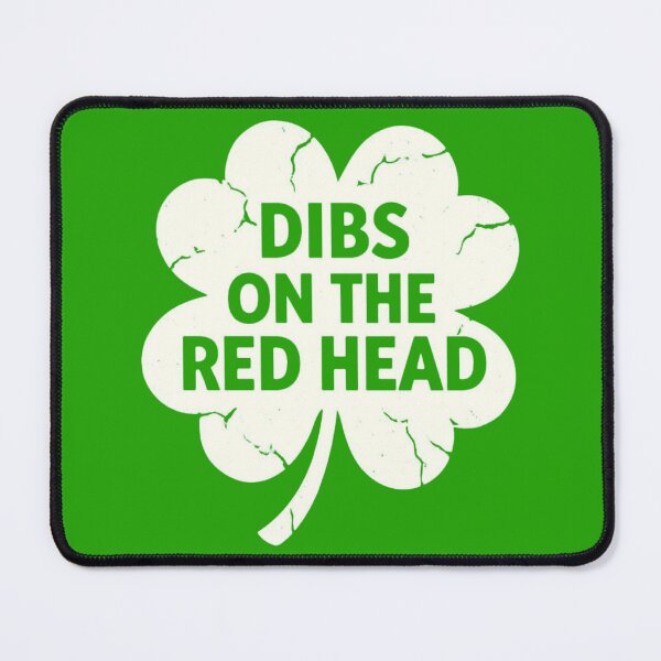 Item preview, Funny Irish St Patricks Day Shamrock Dibs On The Redhead T-Shirt designed and sold by Fluffbit™ .