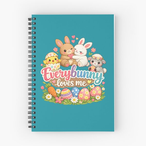 Artikelvorschau, Jeder liebt mich! Niedliche Kawaii-Osterhasen, Küken und Lamm entworfen und verkauft von Supergrafix07.