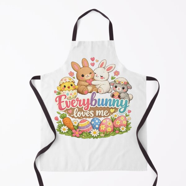Artikelvorschau, Jeder liebt mich! Niedliche Kawaii-Osterhasen, Küken und Lamm entworfen und verkauft von Supergrafix07.