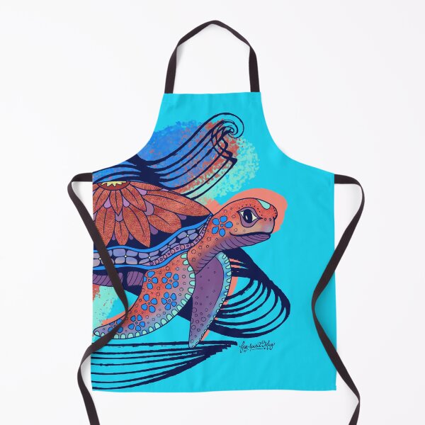 Item preview, Sea Turtle in Blue and Coral designed and sold by Free-Spirit-Meg.