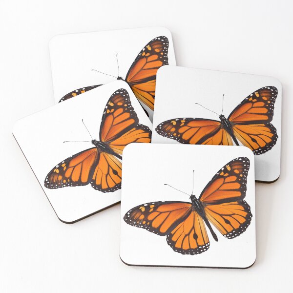 Item preview, Vibrant monarch butterfly in flight with stunning orange wings designed and sold by Creative88Art.