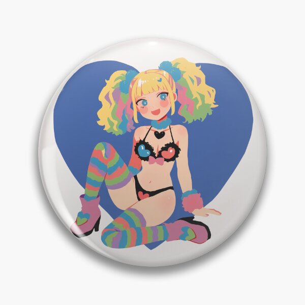 Item preview, Harajuku Pastel Goth Rainbow Pinup designed and sold by bubblegoth.