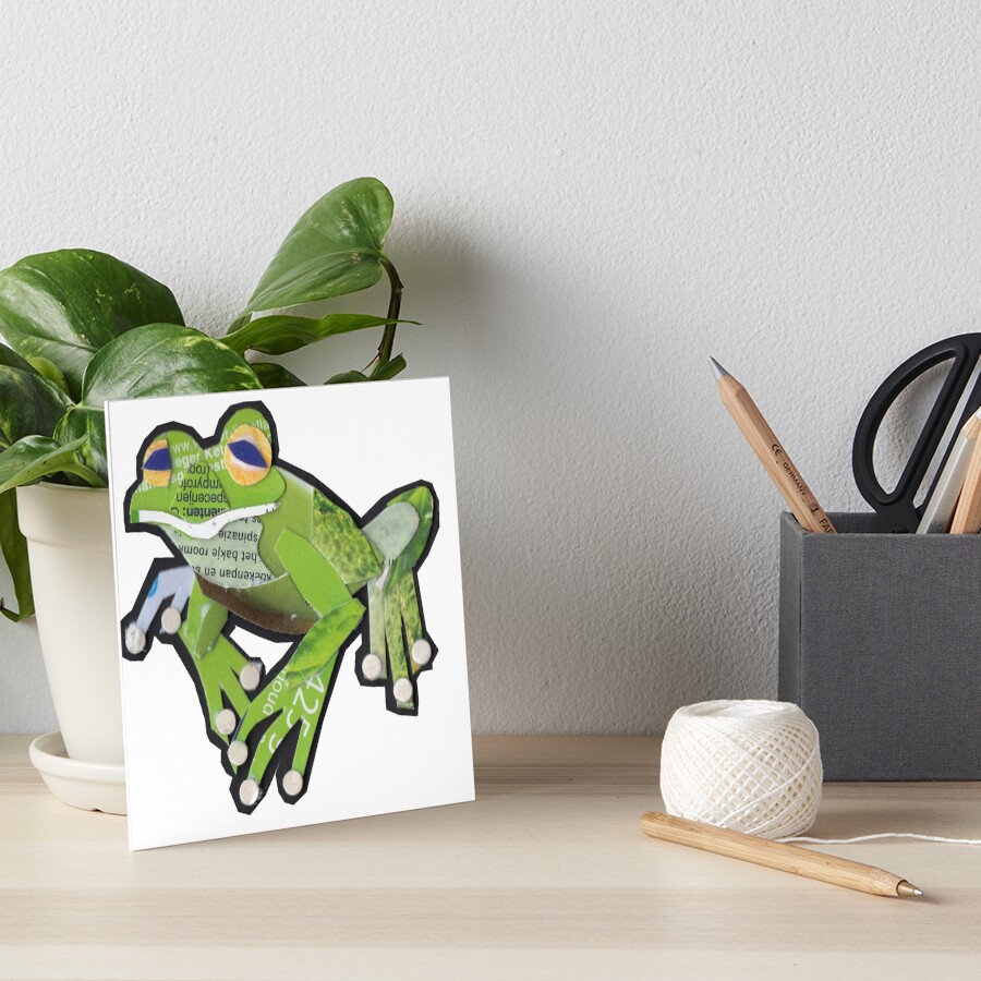 Tiny Tree Frog Art Board Print