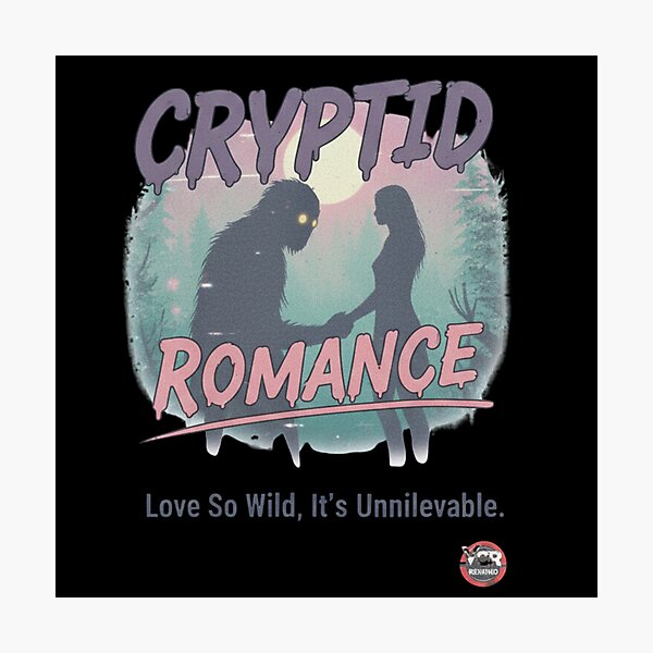 Item preview, Cryptid Romance - Bigfoot and Human Love So Wild designed and sold by BlissHalo.