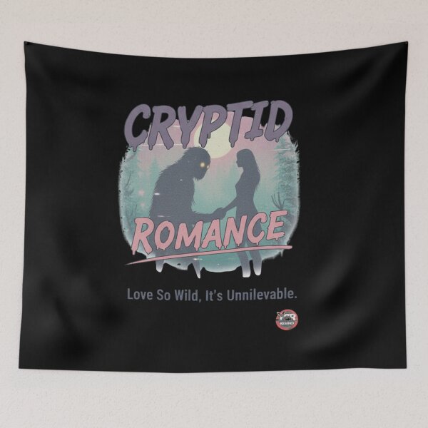 Item preview, Cryptid Romance - Bigfoot and Human Love So Wild designed and sold by BlissHalo.