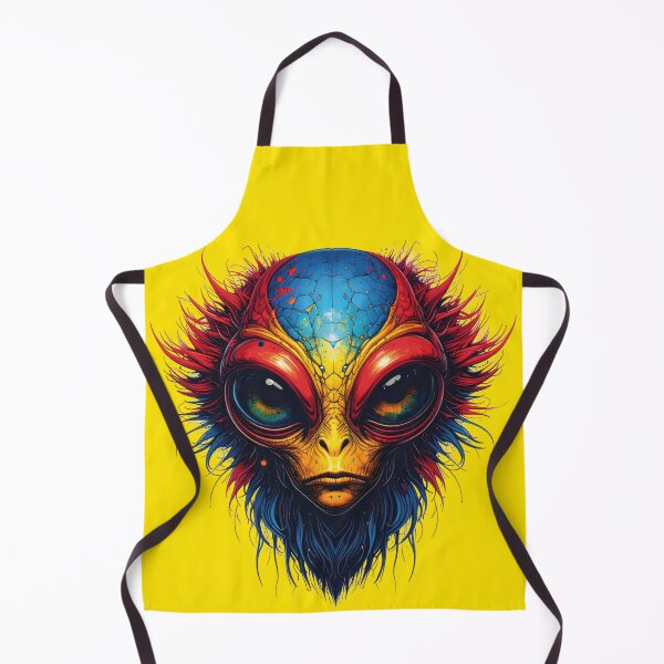 Item preview, Hairy, slightly reptilian alien face designed and sold by Alan-David.