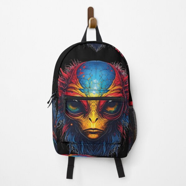 Item preview, Hairy, slightly reptilian alien face designed and sold by Alan-David.