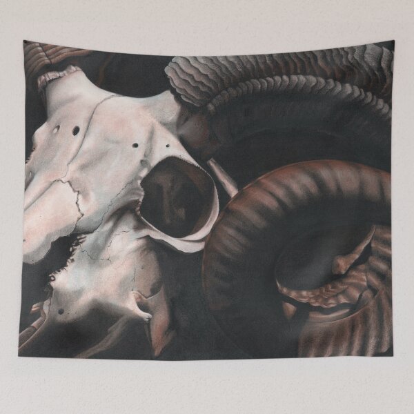 Item preview, Resilience ram goat skull designed and sold by The Wandering Muse.