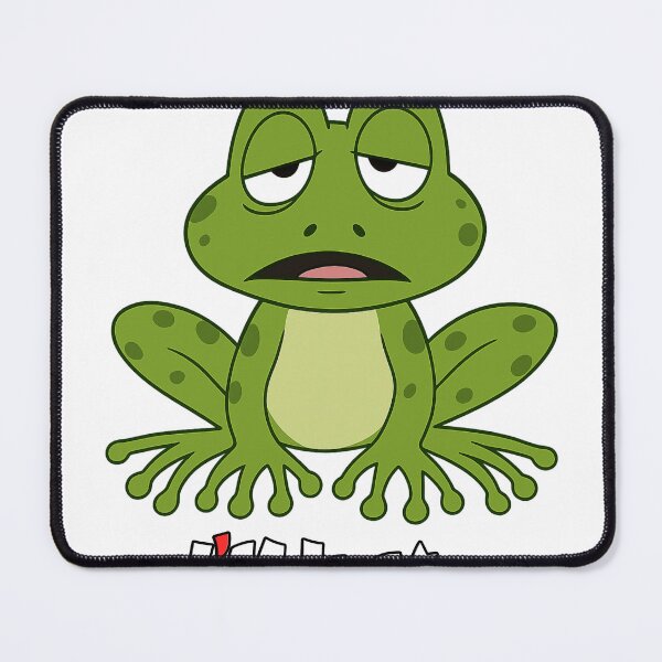Item preview, Low Battery Frog – Funny Tired Mood Cartoon Design designed and sold by It's Bro Brand ★ ★ ★ ★ ★.