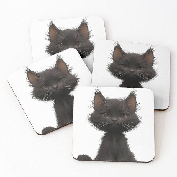 Item preview, Mystic Black Cat Sticker | Royal Dark Feline Art designed and sold by Teewave-Ashish.