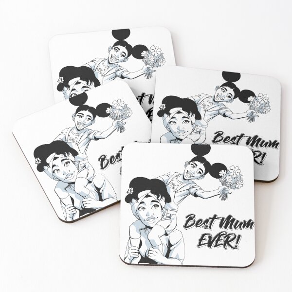 Item preview, Best Mum Ever Lineart Version designed and sold by Mulenga Visualworks.