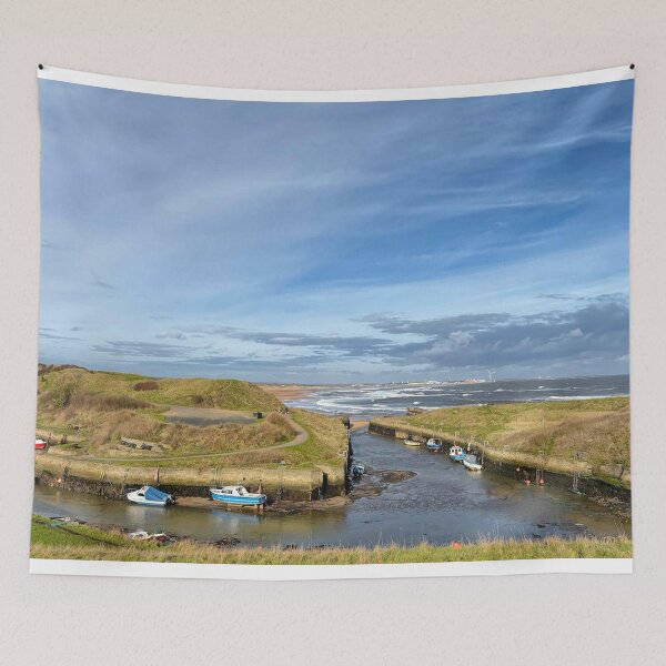 Item preview, Seaton Sluice in Winter Sunshine designed and sold by Violaman.