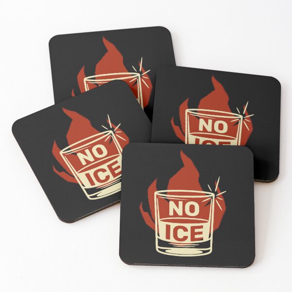 Item preview, No Ice – Whiskey Glass Cocktail Graphic designed and sold by CocktailCadre.