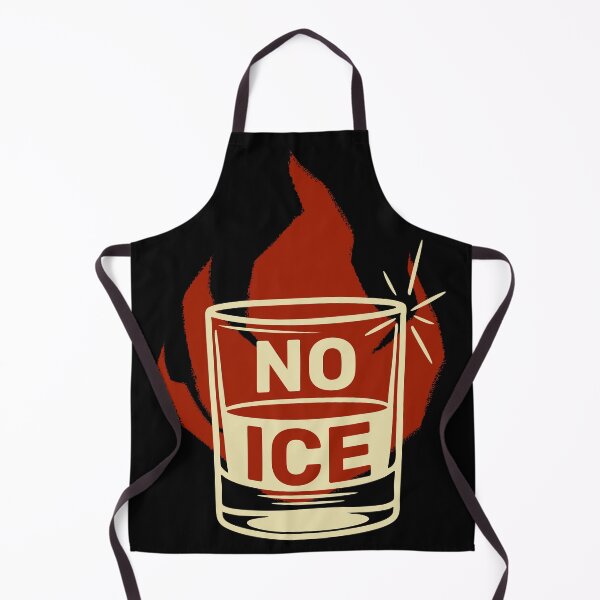 Item preview, No Ice – Whiskey Glass Cocktail Graphic designed and sold by CocktailCadre.