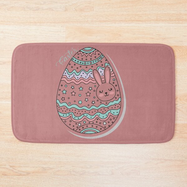 Item preview, Cute Easter Egg with Bunny Illustration - Pastel Spring Decor. designed and sold by LunaPrintCo.