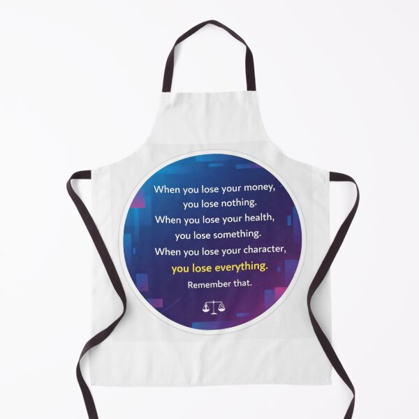 Item preview, Lose Character Lose Everything Wisdom Quote Sticker designed and sold by Scro-Ciob-Shop.