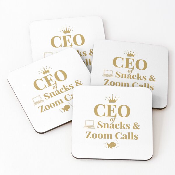 Artikelvorschau, CEO von Snacks und Zoom-Anrufen entworfen und verkauft von ChaosCoffeeMoms.