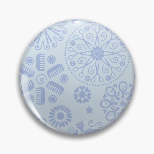 Item preview, Hair Dressing Circles blue designed and sold by Cressidacarr.