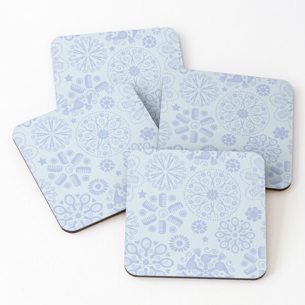 Item preview, Hair Dressing Circles blue designed and sold by Cressidacarr.