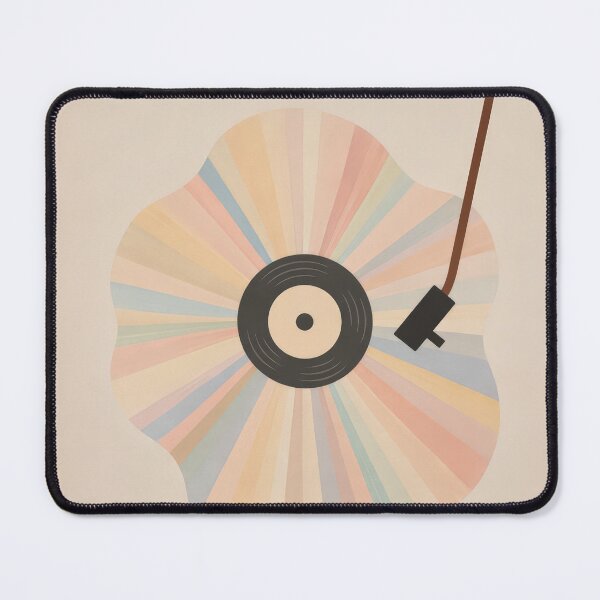 Item preview, Retro Vinyl Record Sunburst Mid Century Art designed and sold by Cine8.
