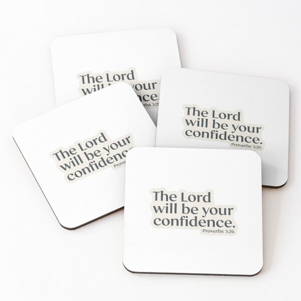 Item preview, Proverbs 3:26 Christian Sticker – The Lord Will Be Your Confidence Minimal Design designed and sold by Illustrated Faith.
