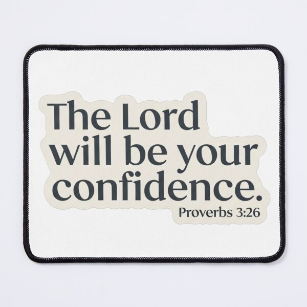 Item preview, Proverbs 3:26 Christian Sticker – The Lord Will Be Your Confidence Minimal Design designed and sold by Illustrated Faith.