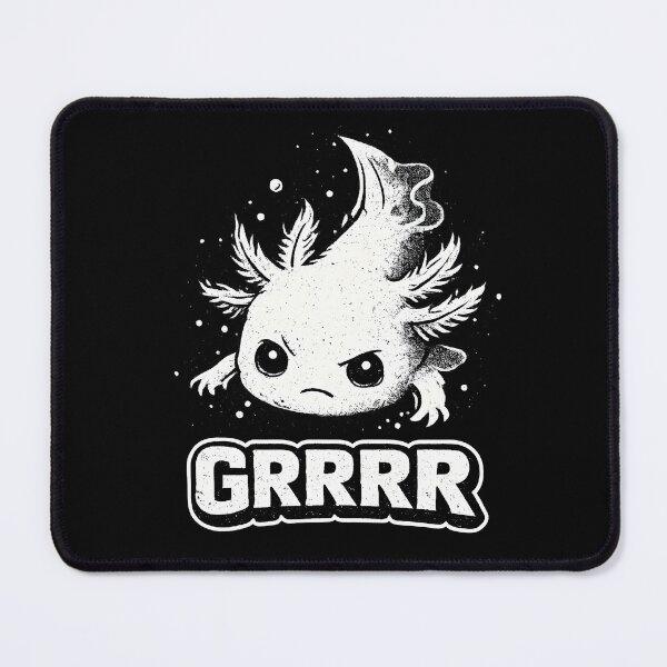 Item preview,  Cute Mad Axolotl Meme Hoodie – Grrrr Angry Humor designed and sold by WAUZ.