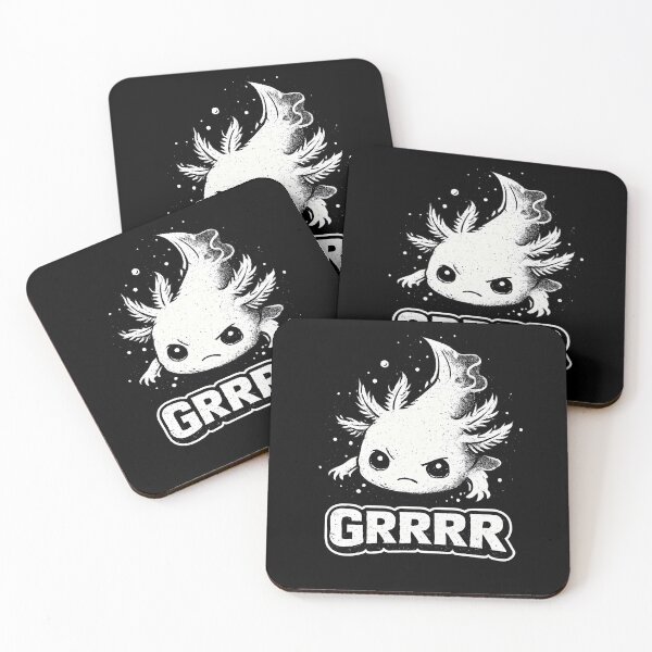 Item preview,  Cute Mad Axolotl Meme Hoodie – Grrrr Angry Humor designed and sold by WAUZ.