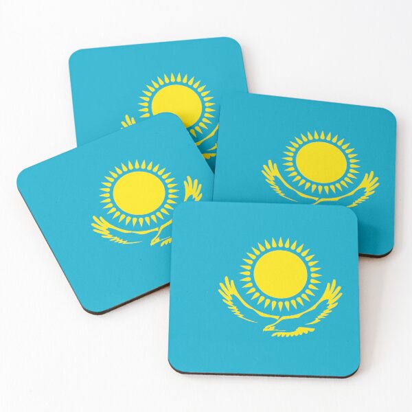 Item preview, Classic Kazakhstan National Flag - Kazakh Pride & Steppe Heritage designed and sold by NTGUILTY.