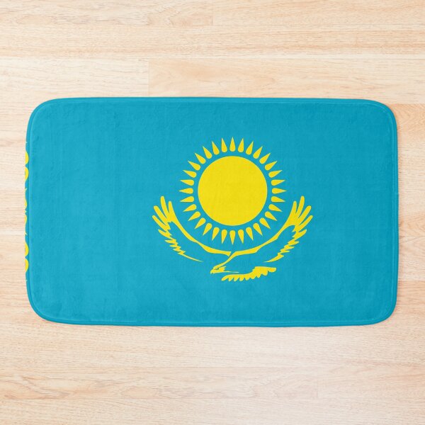 Item preview, Classic Kazakhstan National Flag - Kazakh Pride & Steppe Heritage designed and sold by NTGUILTY.