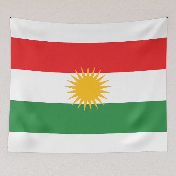 Item preview, Classic Kurdistan National Flag - Kurdish Pride & Sun Heritage Design designed and sold by NTGUILTY.
