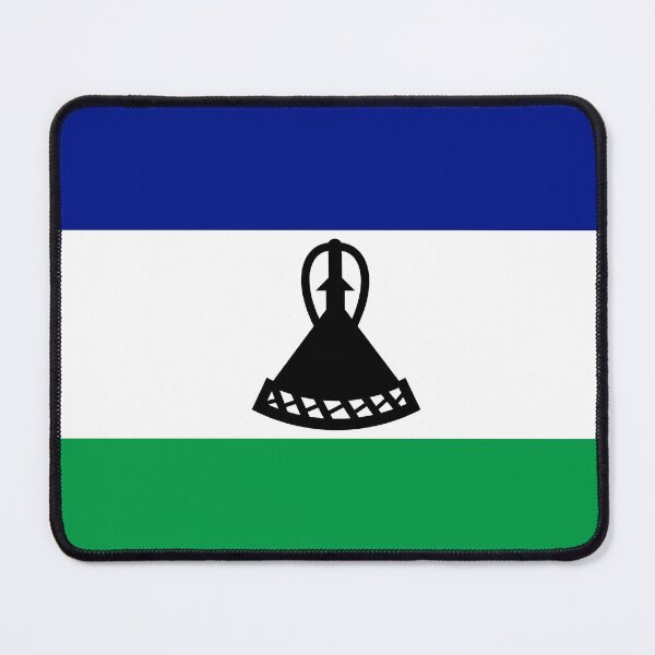 Item preview, Classic Lesotho National Flag - Basotho Pride & Mountain Kingdom Heritage designed and sold by NTGUILTY.