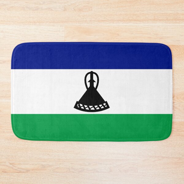 Item preview, Classic Lesotho National Flag - Basotho Pride & Mountain Kingdom Heritage designed and sold by NTGUILTY.