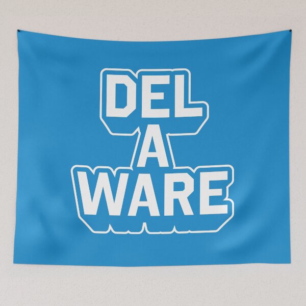 Item preview, Delaware Retro Varsity - Hometown Pride & Streetwear Block Typography designed and sold by MZS Studio.