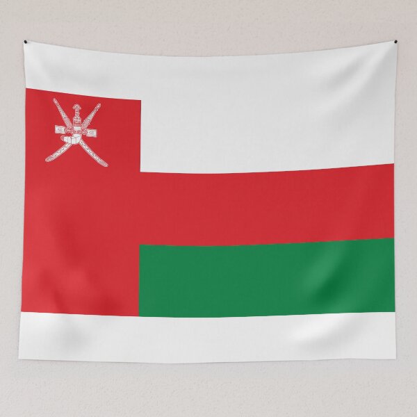 Item preview, Classic Oman National Flag - Omani Pride & Khanjar Heritage designed and sold by NTGUILTY.