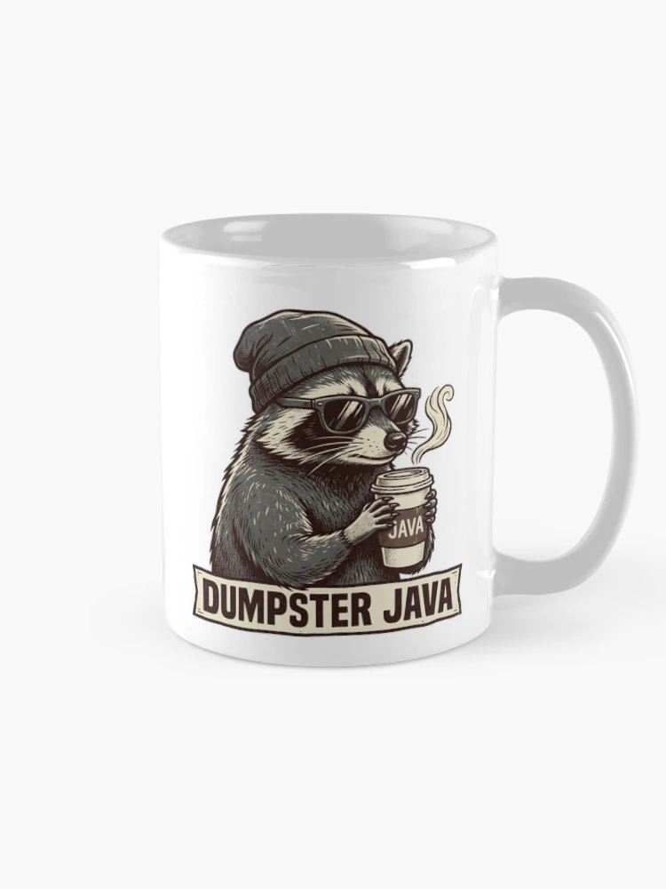 Thumbnail 3 of 6, Coffee Mug, Dumpster Java designed and sold by JavaJokeTees.