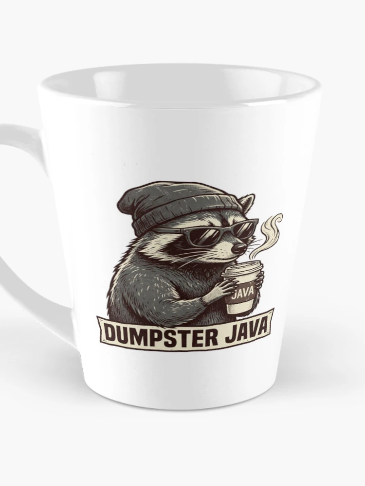 Thumbnail 3 of 4, Coffee Mug, Dumpster Java designed and sold by JavaJokeTees.