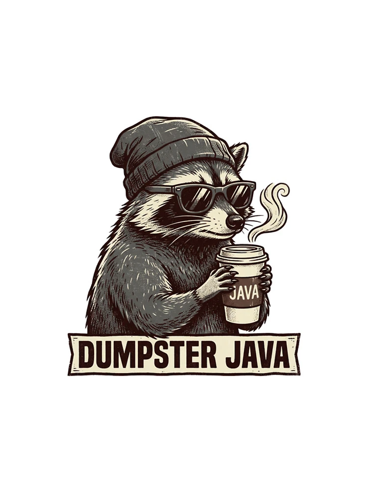 Thumbnail 4 of 4, Samsung Galaxy Phone Case, Dumpster Java designed and sold by JavaJokeTees.