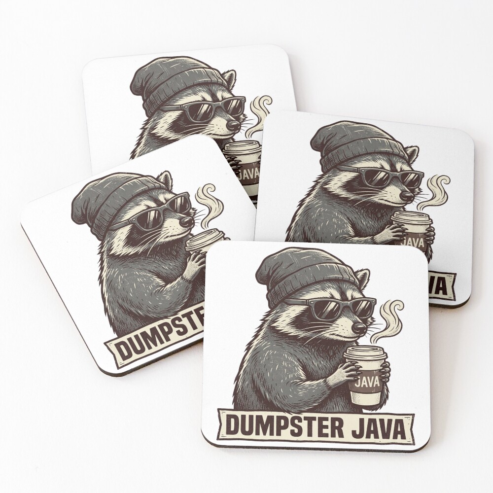 Item preview, Coasters (Set of 4) designed and sold by JavaJokeTees.