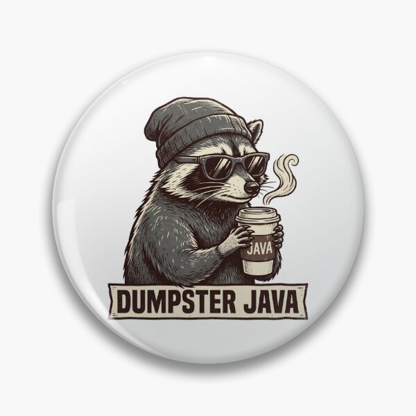 Item preview, Dumpster Java designed and sold by JavaJokeTees.