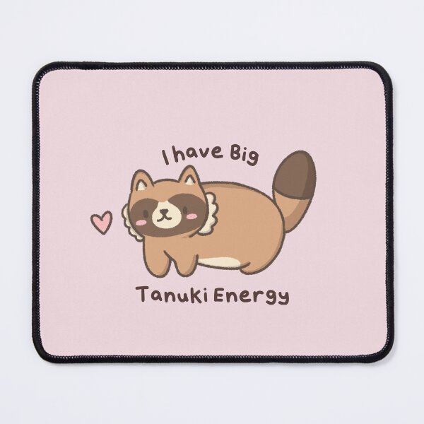 Item preview, I Have Big Tanuki Energy- Cute Silly Tanuki with Heart designed and sold by ShyHomebodyClub.