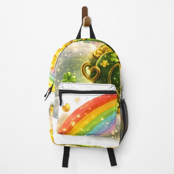 Item preview, Lucky Heart Pot of Gold 3D St Patricks Day Rainbow designed and sold by Inkoro.