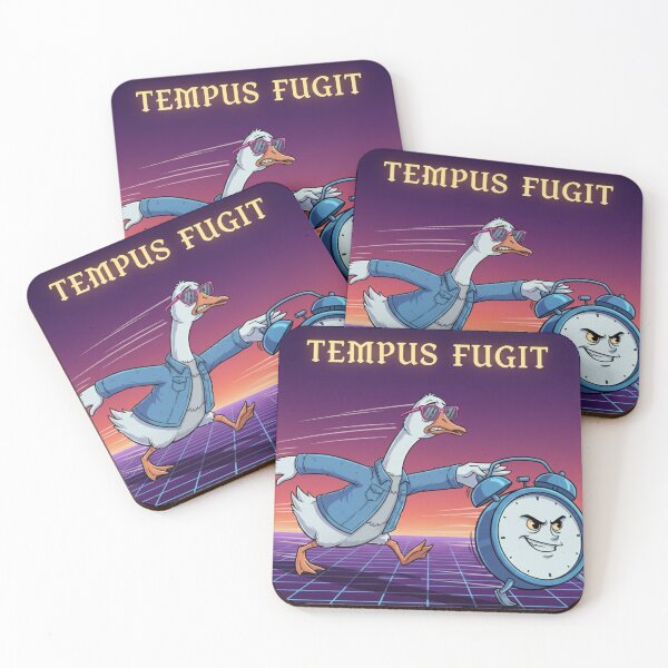 Item preview, Tempus Fugit Time Flies Retro Art designed and sold by crazygoose30.