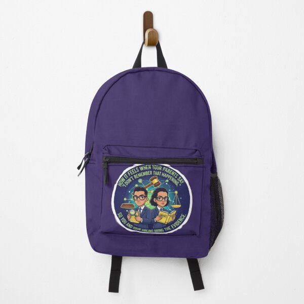 Item preview, Funny Siblings Evidence Against Parents Lawyer Meme Sticker designed and sold by Scro-Ciob-Shop.