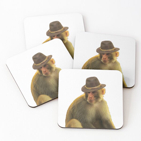 Item preview, Monkey with hat designed and sold by Cialuu.