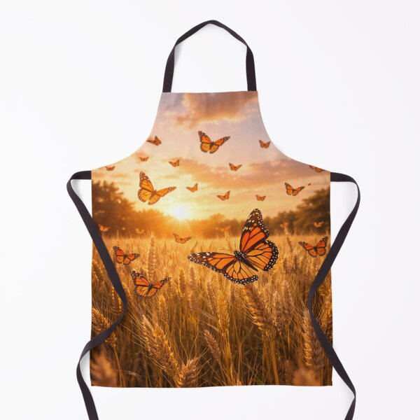 Item preview, Monarch Butterflies Over Golden Field designed and sold by JuViRo.