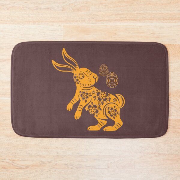Item preview, Floral Easter Bunny Illustration - Spring Holiday Decor. designed and sold by LunaPrintCo.